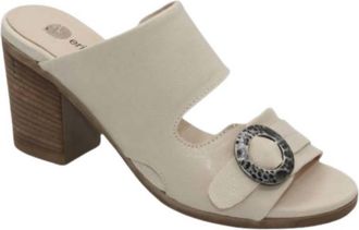 Eric Michael Womens Charlie Mule In Beige