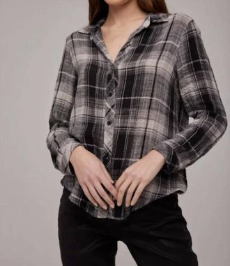 Bella Dahl Classic Button Down Shirt In High Desert Plaid