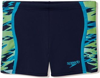 Speedo Hyperboom Splice Aquashort Badehose f&uuml;r Herren | blau