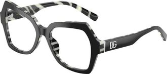 Dolce & Gabbana Optical Frame - Dames - Brillen - Zwart - 54 MM - Accessoires