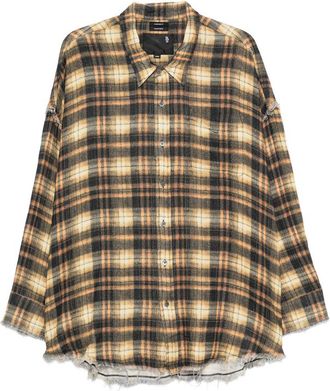 R13 Frayed-hem Shirt