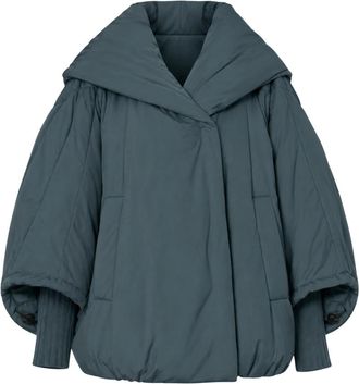 Liviana Conti Piumino in Raso Satin - - Jackets - Donna - Verde - S