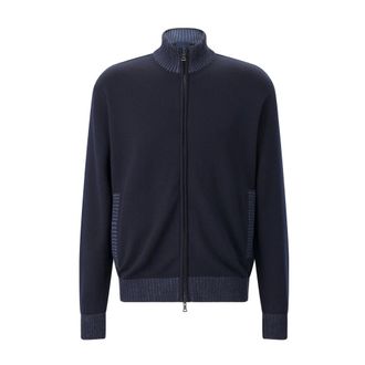 Paul & Shark Cardigan con zip - - Sweatshirts & Hoodies - Uomo - Blu - XL