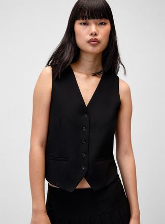 Twik Womens Dressy vest with small buttons