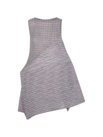 Issey Miyake Generic Stripes Machine Pleats Dress