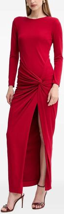 Fracomina Abito lungo a maniche lunghe - Rosso