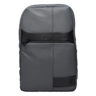 Piquadro Tassen, Heren, Grijs, ONE Size, Fabric Crossbody Bag