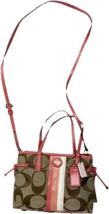 Coach Pre-owned Cross Body Bags, female, Multicolor, Size: ONE SIZE Pre-owned Leather Cross Body Bag