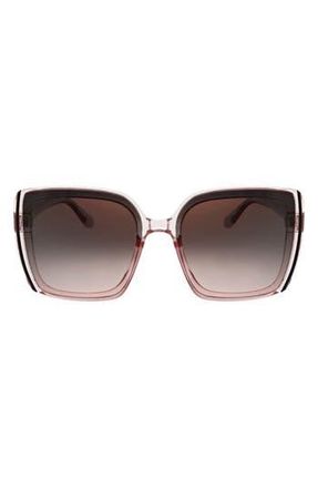 BCBGeneration 61mm Oversize Square Sunglasses in Crystal Blush at Nordstrom Rack