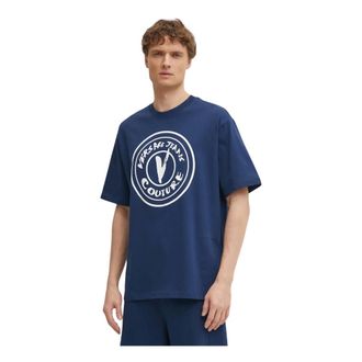 Versace Jeans Couture Hombre, Camisetas, Azul, Talla: S