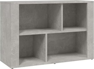 vidaXL Vidaxl - Credenza Grigio Cemento 80x30x54 Cm In Legno Multistrato