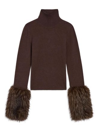 Apparis Aspen high-neck jumper - Brown