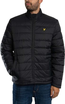 Lyle & Scott Gewatteerde Pufferjas, Zwart