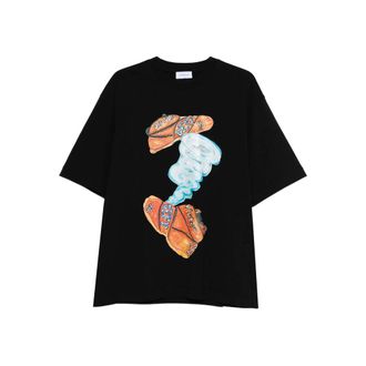 Off-white T Shirt Nero-Uomo