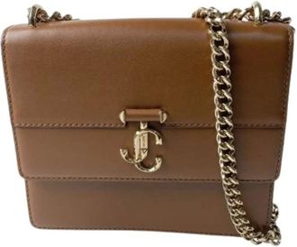 Jimmy Choo London Pre-owned Cross Body Bags, female, Brown, Size: ONE SIZE Pre-owned Shoulder bag