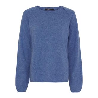 BTF-CPH Ronde hals knitwear - Dames - Ronde hals truien - Blauw - L - Wol - Truien & Vesten