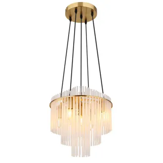 Globo Lighting Globo - L&aacute;mpara Colgante - Gorley - Dorado - Vidrio - &Oslash; 40cm