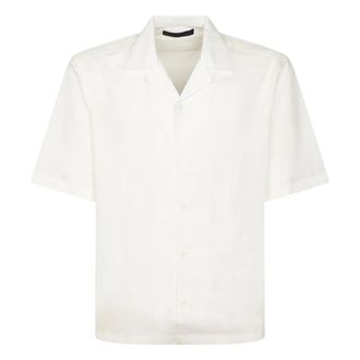 HUGO BOSS Hugo, Short Sleeve Shirts, male, Beige, Size: S H Cesar Camp Shirt