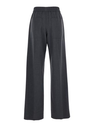 Brunello Cucinelli Womens Trousers Stretch Wool Grey Blend