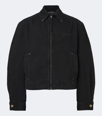 Jacquemus Chaqueta Canevas de-N&icirc;mes de denim