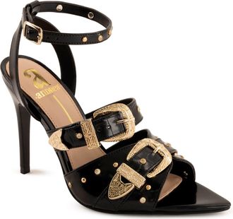Andrea Womens Stiletto Ankle Strap Sandals