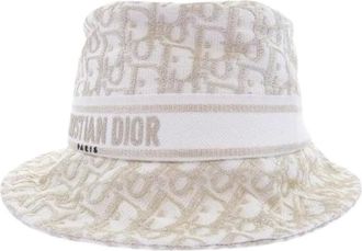Dior Pre-owned Cappello Oblique - - Pre-owned - Donna - Bianco - ONE SIZE
