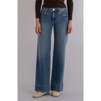 Kut from the Kloth Maya Fab Ab Wide Leg Jeans in Amuse W/medium at Nordstrom, Size 18