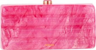 Cult Gaia Enid Clutch in Roze Acryl