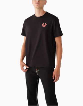 True Religion Mens True Religion 700334 Mens T Shirts - Black - Size: 40
