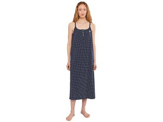 Lauren Ralph Lauren Double Strap Knit Ballet Gown Womens Jumpsuit & Rompers One Piece Navy Dot : MD (US 8-10), Cotton