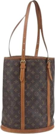 Louis Vuitton Pre-owned Bucket Bags, female, Brown, Size: ONE SIZE Pre-owned Vintage Bucket Bag