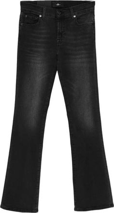 7 For All Mankind Bootcut Jeans - Dames - Flared Jeans - Zwart - W25 - Denim - Jeans