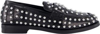 Steve Madden Klassieke Bequest Loafers - Dames - Loafers - Zwart - 37 EU - Leer - Schoenen