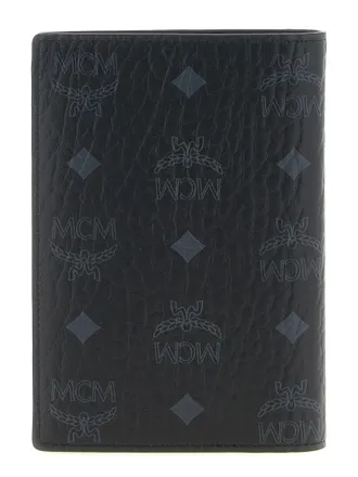 MCM Ottomar Passport Holder - Black