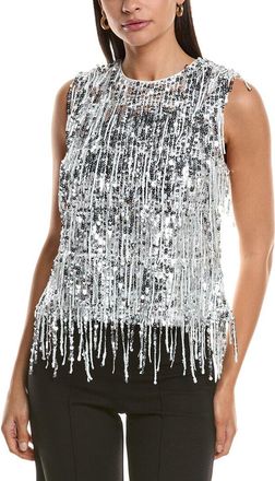 Lafayette 148 New York Ruched Cropped V-Neck Cardigan