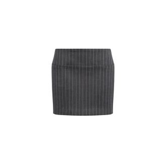 Dondup Mini Skirt - female - Dondup - Short Skirts - Gray - S - Skirts