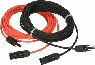 OEM Cable Fotovoltaico - 6 0 Mm2 - 1000 V Cc - Resistente Uv Humedad Corrosion - Ip68 - Conectores Mc4 Precableados - Para Sistemas Solares Exteriores - 1