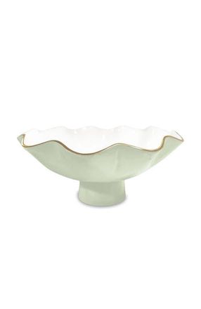 Beatriz Ball Encanto Carola Large Pedestal in Pistachio And White at Nordstrom