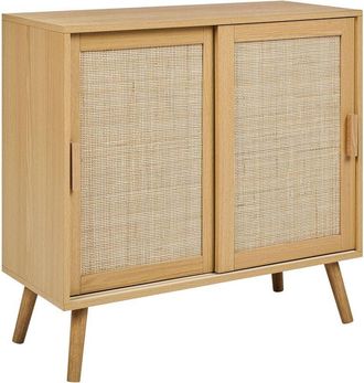 Beliani Cabinet HODGEN Light Brown