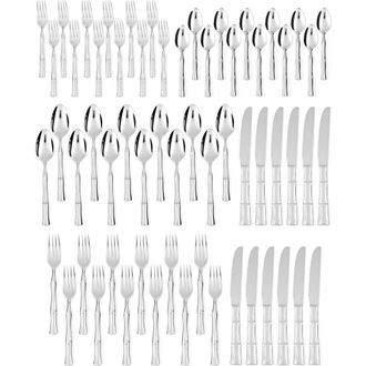 Fortessa Royal Pacific 60-Piece Flatware Set in Silver at Nordstrom