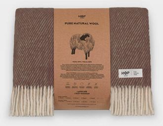 OEM Manta De Lana Alpak (marr&oacute;n)