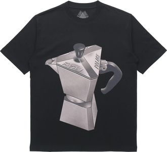 Palace Nein Tea Black Metallic Coffee Pattern Short Sleeve Unisex P20TS245