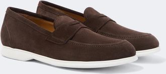Kiton Suede penny loafers