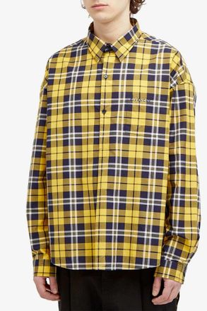 Givenchy Plaid Cotton Shirt - Yellow