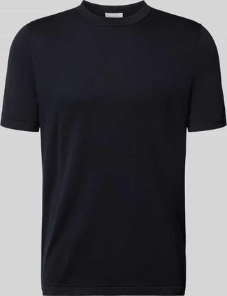 Profuomo Slim Fit T-Shirt aus reiner Baumwolle in Marine, Gr&ouml;&szlig;e XL