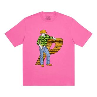 Palace FW22 Saddle Up T-Shirt Pink P23TS051