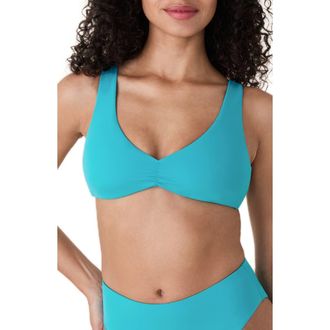 Andie Swim Sicily Bikini Top in Cyan at Nordstrom Rack, Size X-Small