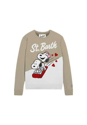 MC2 Saint Barth Cartoon Dog Heart Playful Graphic Sweater