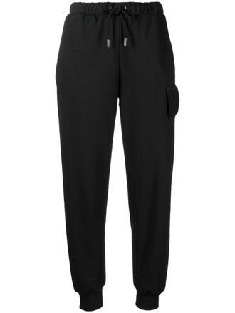 Opening Ceremony drawstring track pants - women - Cotton - M - Black