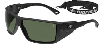 Mormaii Side Shield S Polarized M0164A1489 Mens Sunglasses Black Size 68